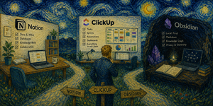Notion vs ClickUp vs Obsidian: Which Workspace Tool Fits Your Workflow?